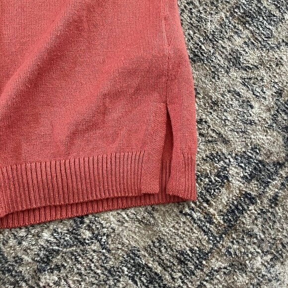 41 HAWTHORN Crew Neck Pullover Sweater Aubree Orange Sz 2X Plus Fall Side Slit - Picture 3 of 9